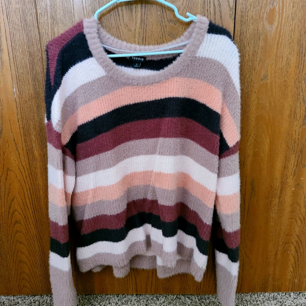 Torrid striped sweater
